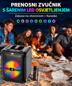 Alternative view of Aureon PartyLuxe™ BTS-1740 Bluetooth karaoke zvučnik
