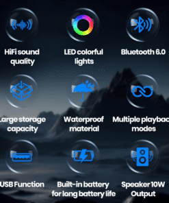 Alternative view of VibeCarry Pro™ Torba za prsa s Bluetooth zvučnicima HIFI