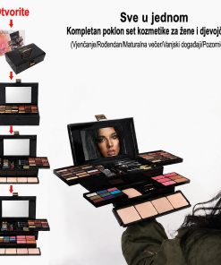 Alternative view of MISS ROSE Profesionalni set za šminkanje za žene