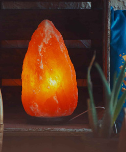 Alternative view of Élanora™ lampa od himalajske soli + BONUS LED projektor u obliku dupina